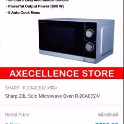 夏普微波炉 Sharp Microwave