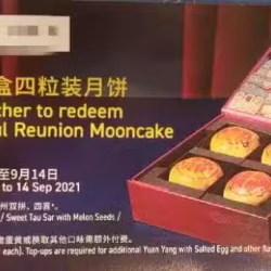 传统月饼兑换卷