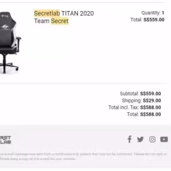 9成新Secretlab圣临 Titan 2020电竞椅