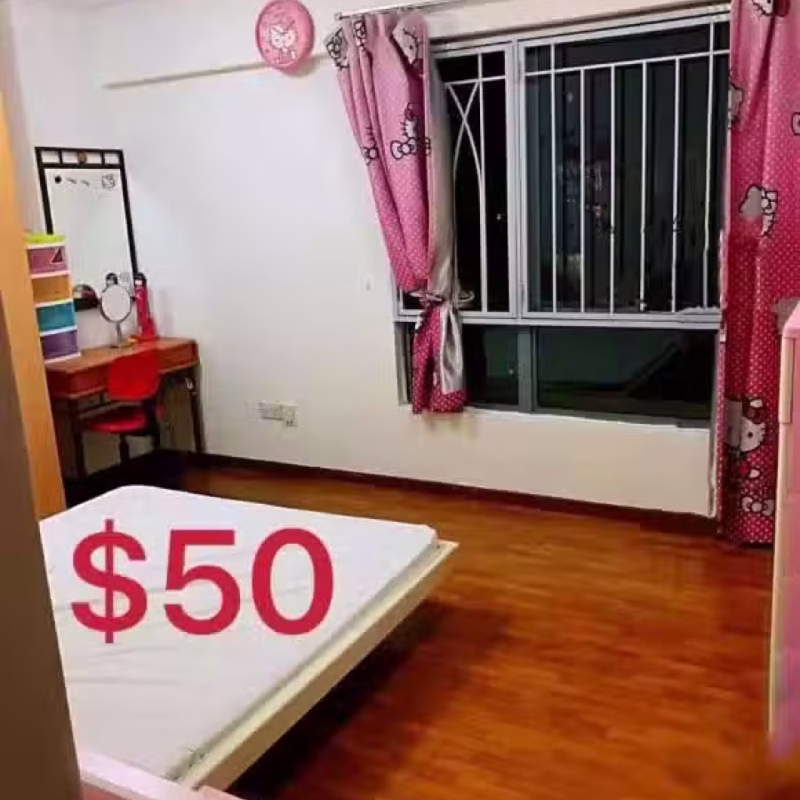 9成新家私出售,买一送一 双人床单人床书桌洗衣机92334978 图片 5