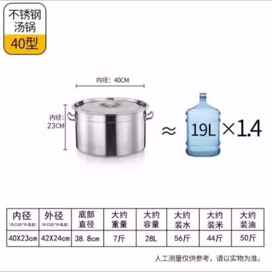 不锈钢汤锅 图片 1