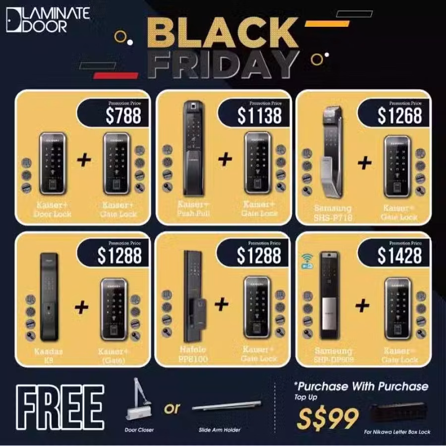 Black Friday Digital Lock Bundle Promoti 图片 1