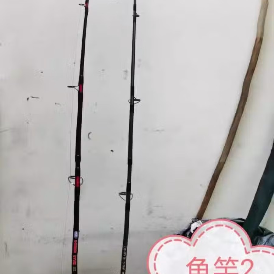 铜狮子一对，鱼竿。鱼线，人参 图片 7
