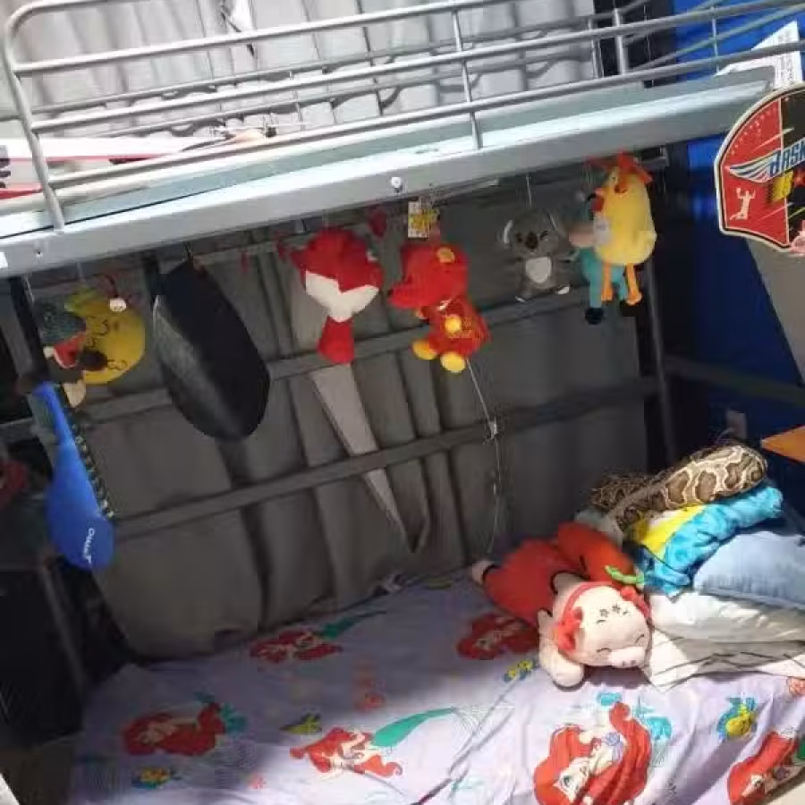 质量非常好的上下铁床架 图片 1