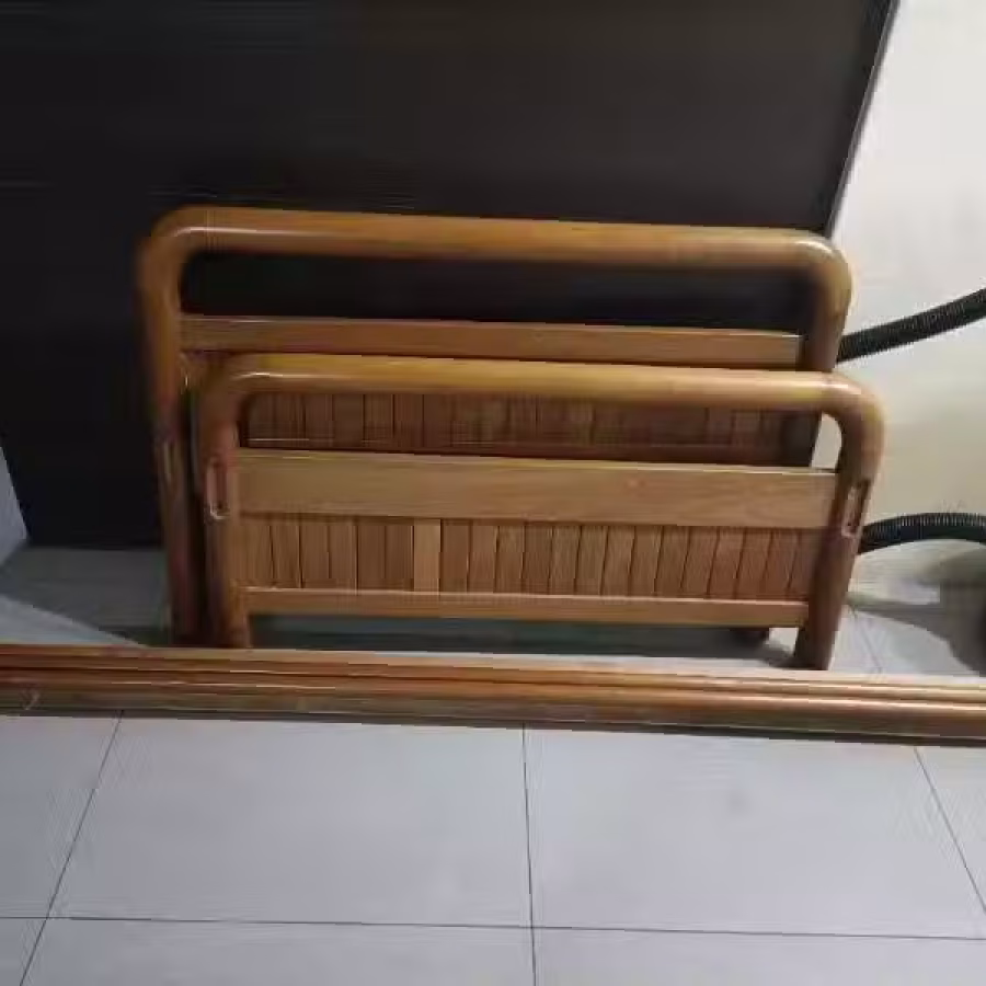实木单人床 图片 1