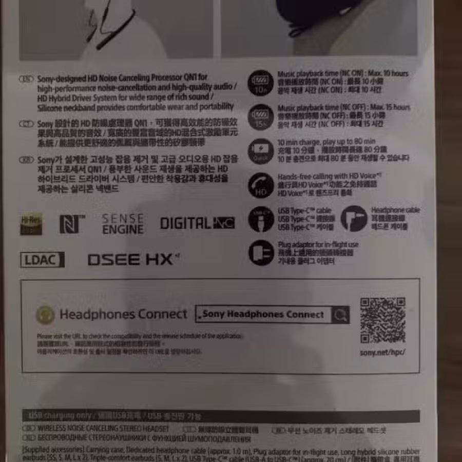 SONY WI-1000XM2耳机 图片 1