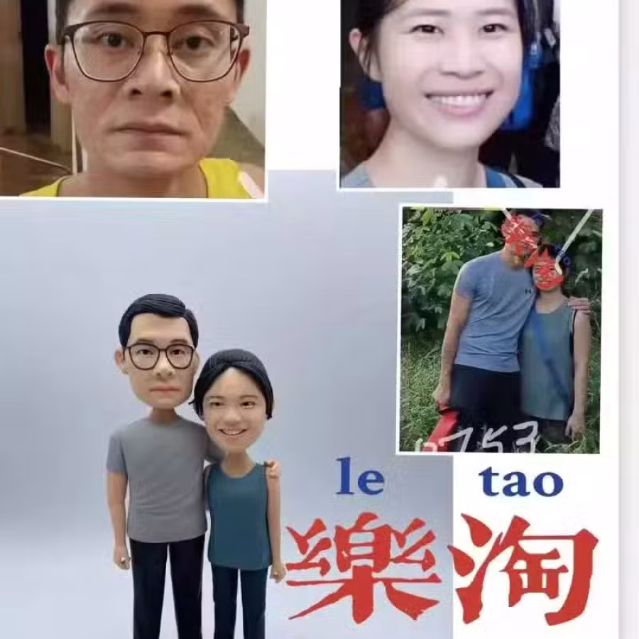 纯手工私人定制，自己肖像娃娃 图片 4