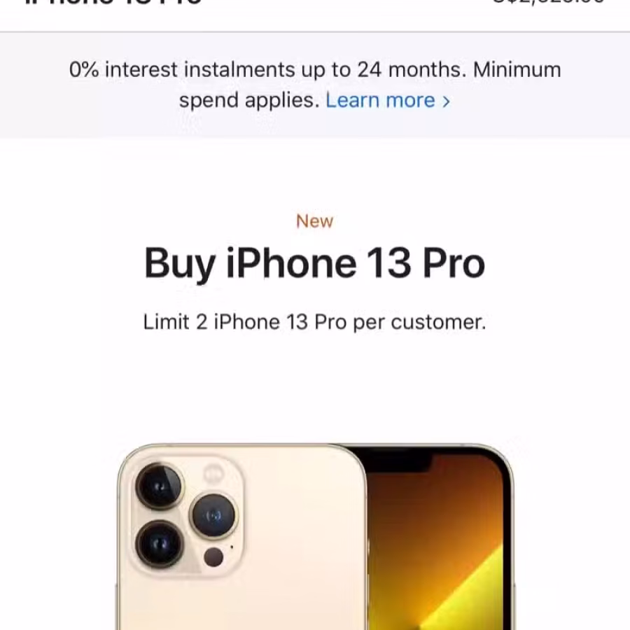 iPhone 13, Pro Max Gold 1TB 图片 6