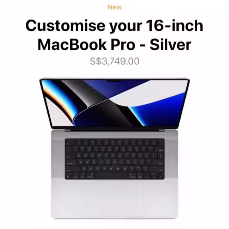全新 MacBook Pro 16inch 512GB， cpu M1pro 图片 1