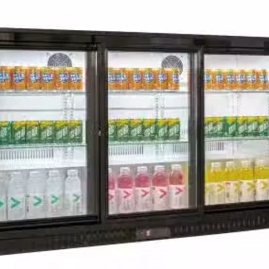 Sliding Door Beer Chiller 啤酒饮料冷却器迷你酒吧冷冻机 图片 4