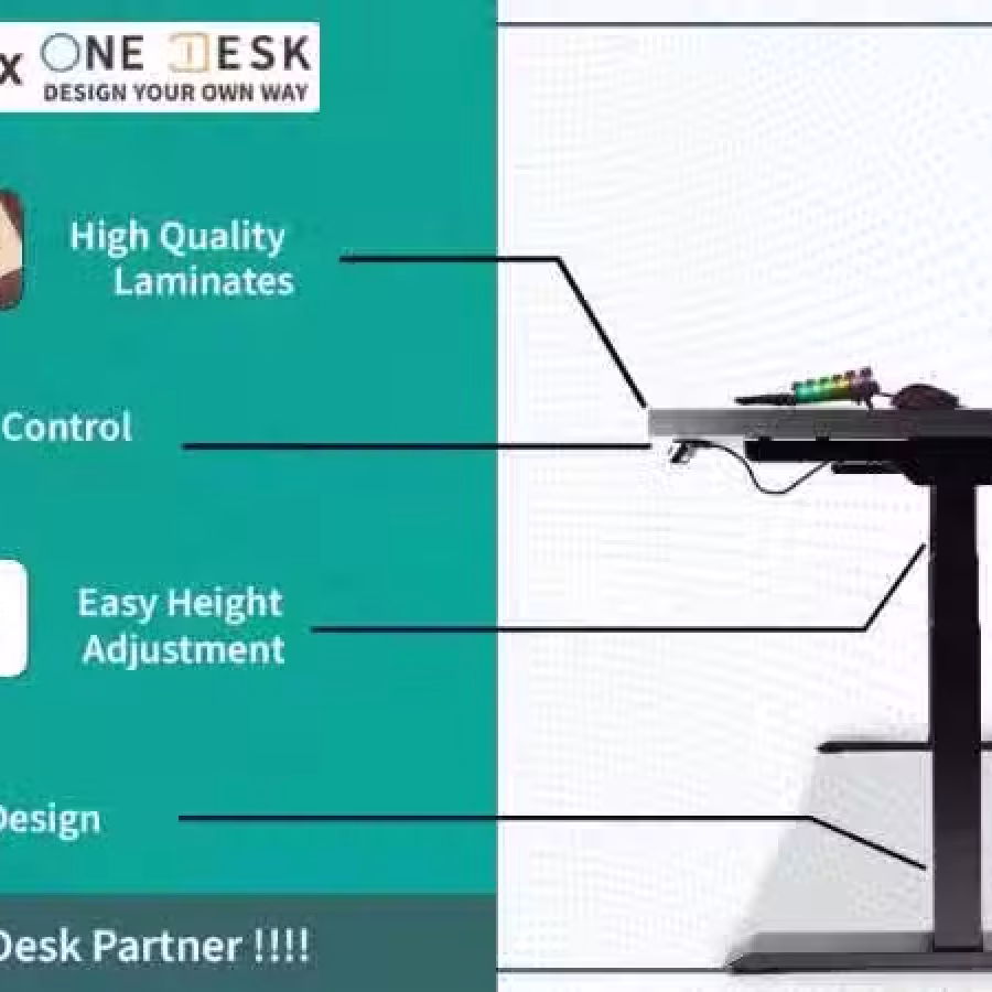 One desk 升降桌，房间门大门配套 图片 2