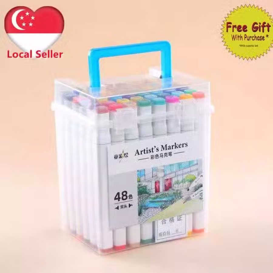 (new & SG ready stock）marker pen 48color 图片 1