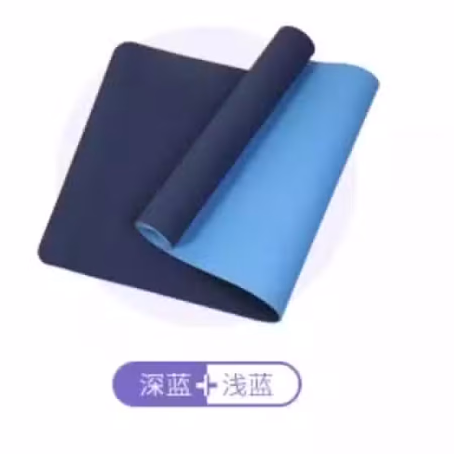 加宽66cm瑜伽体双色+体位线垫送网袋送绑绳 本地卖家2天可以收到货 图片 6