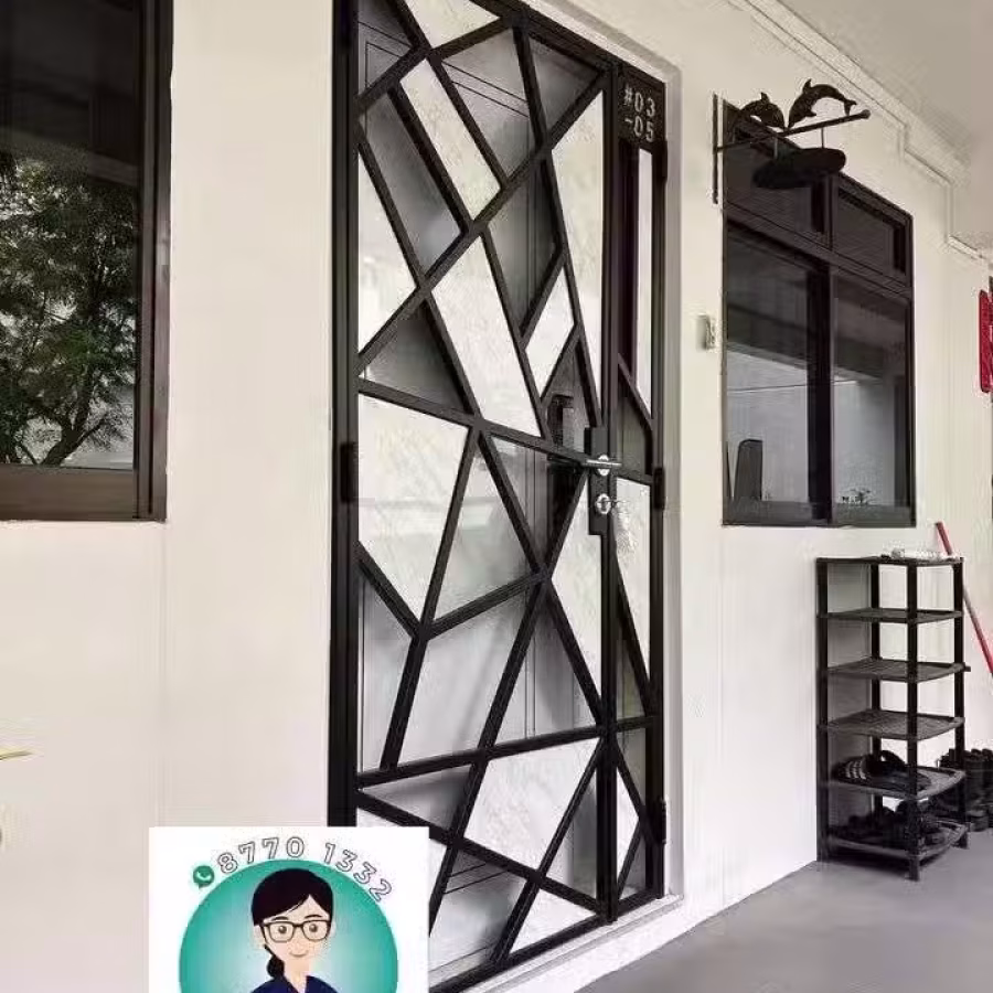 大门铁门房间门 图片 9