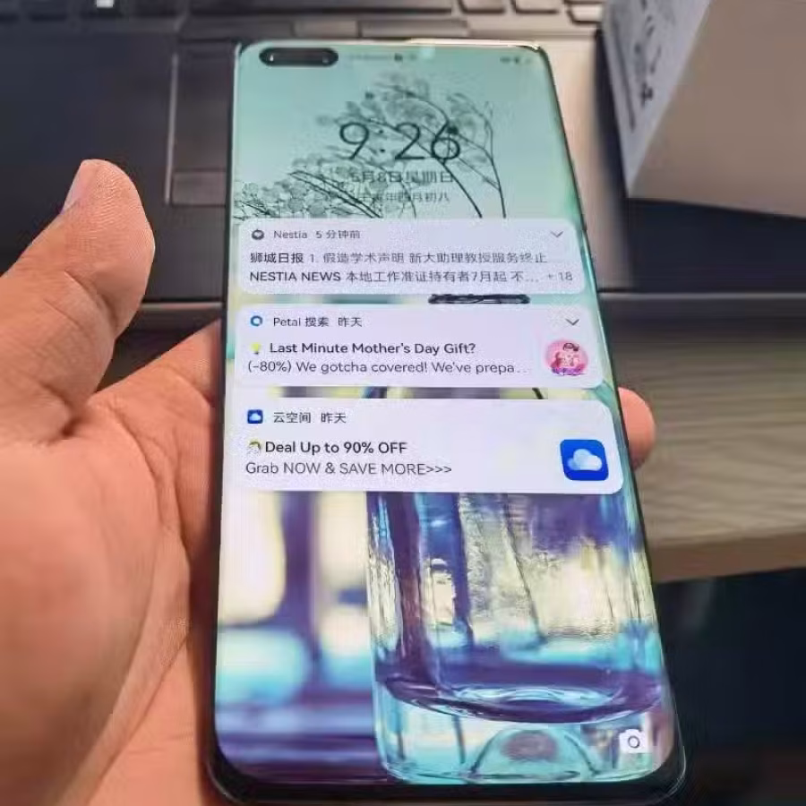 华为 P40 Pro, 海军蓝色，近乎全新 图片 2