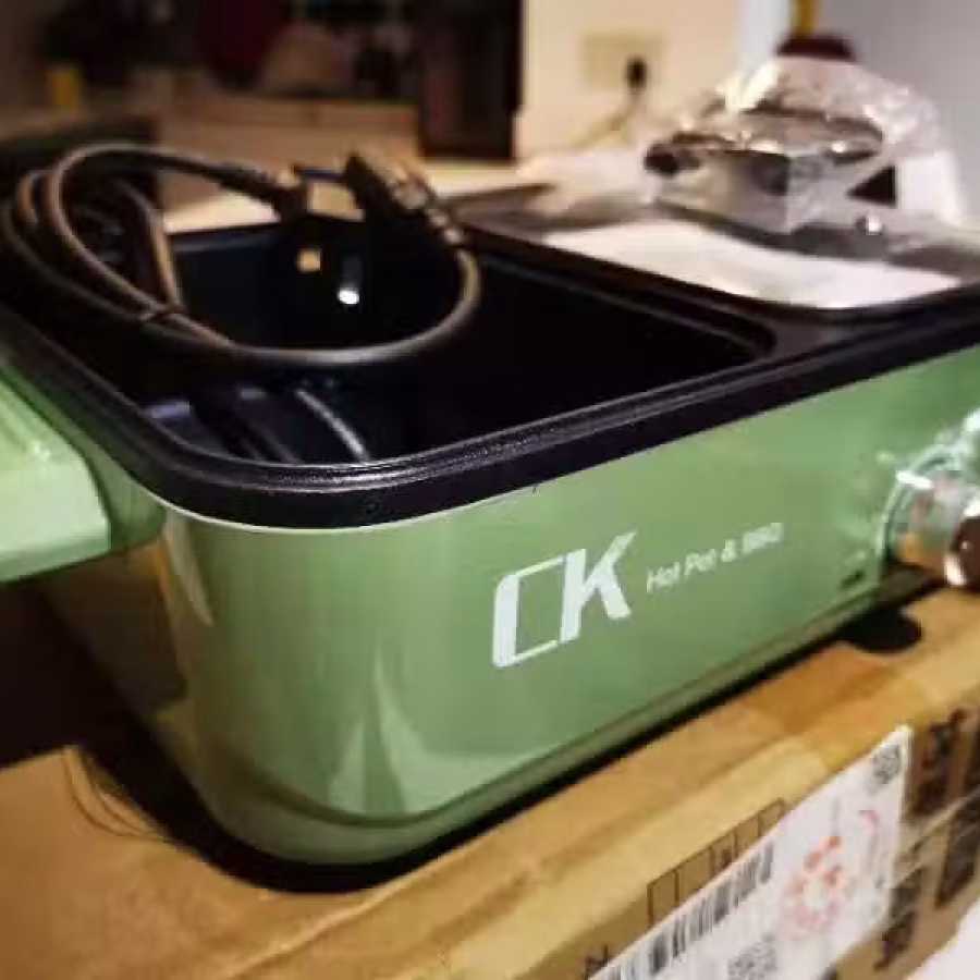 全新！CK-KS30A多功能家用多功能料理锅煎涮烤一体锅电烤盘双烤盘！加原包装！ 图片 6