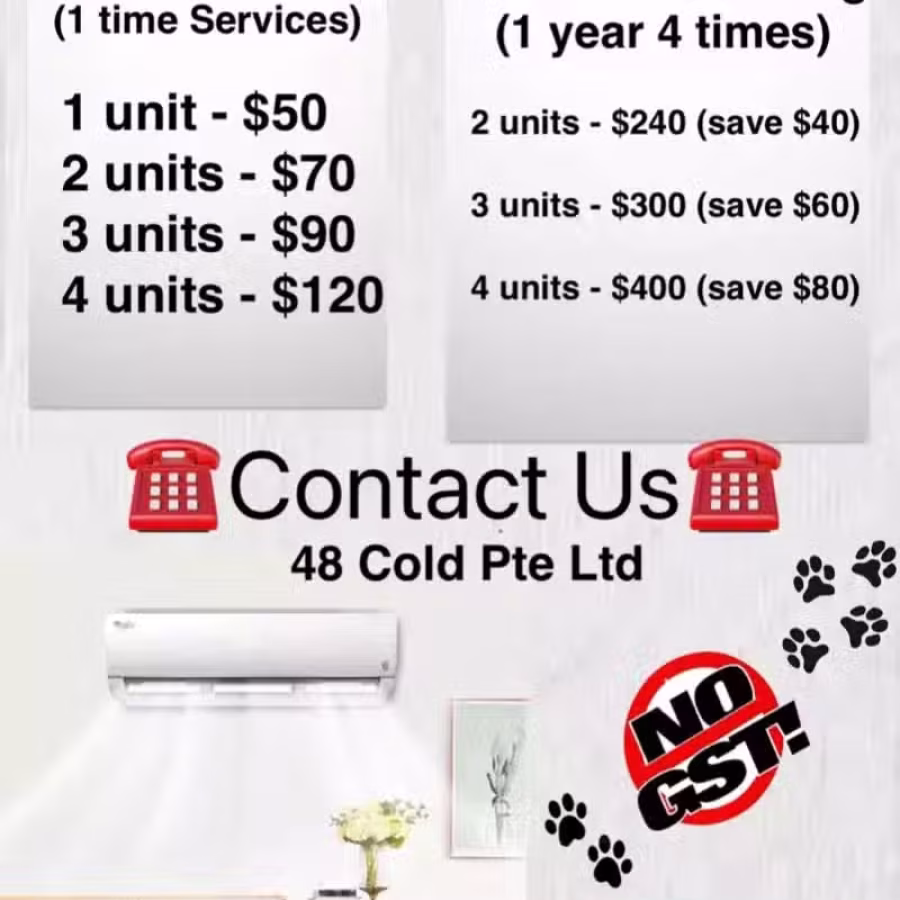 新加坡冷气清洗服务 图片 1