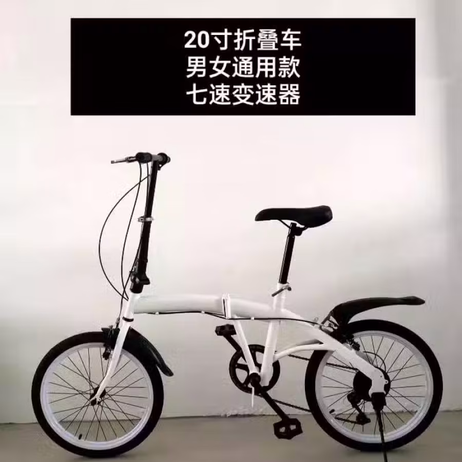 全新折叠车，免费送货，微信号song20178 图片 1
