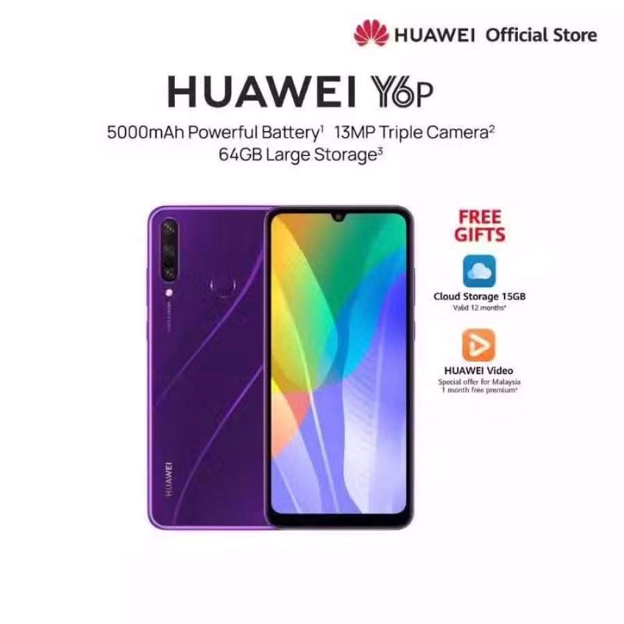全新huawei Y6P 两年本地保修 图片 2
