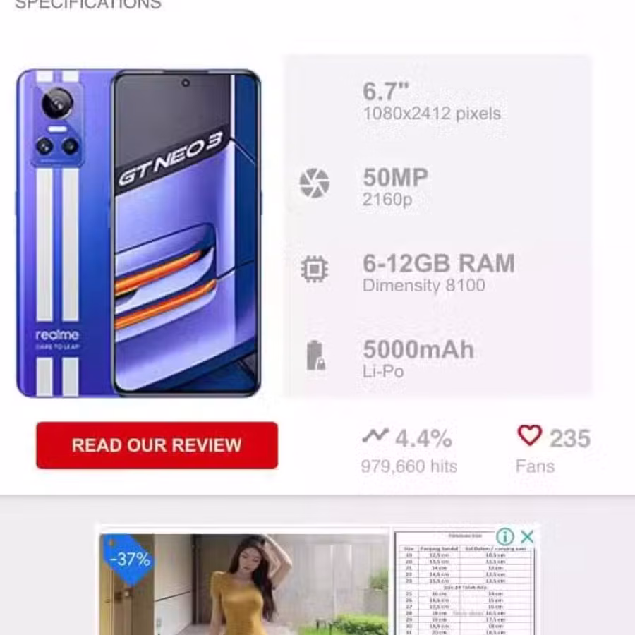 Realme GT NEO 3 8/128 图片 5