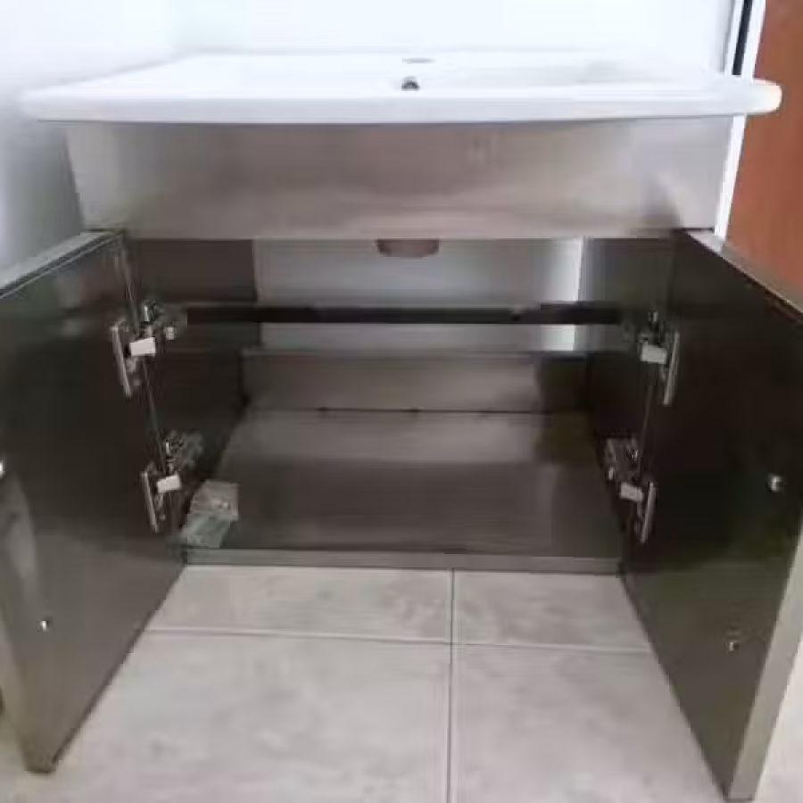 带柜洗手瓷盆 图片 2