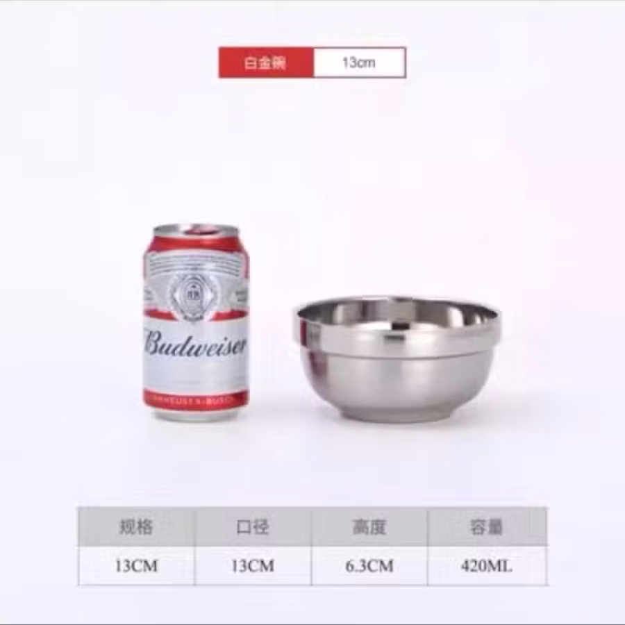 全新不锈钢面碗 图片 4