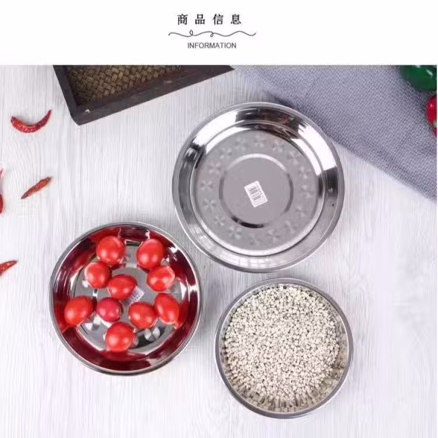 全新201材质不锈钢圆盘 图片 2