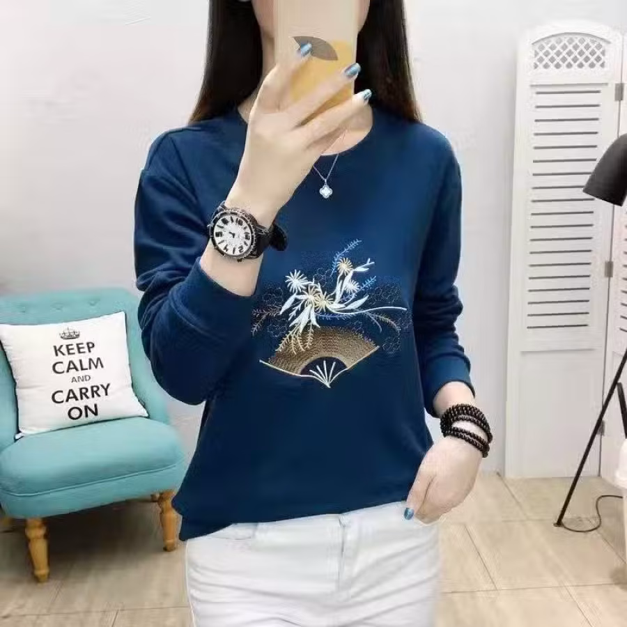 Butt Wholesaler Ladies Cotton Round Neck 图片 14