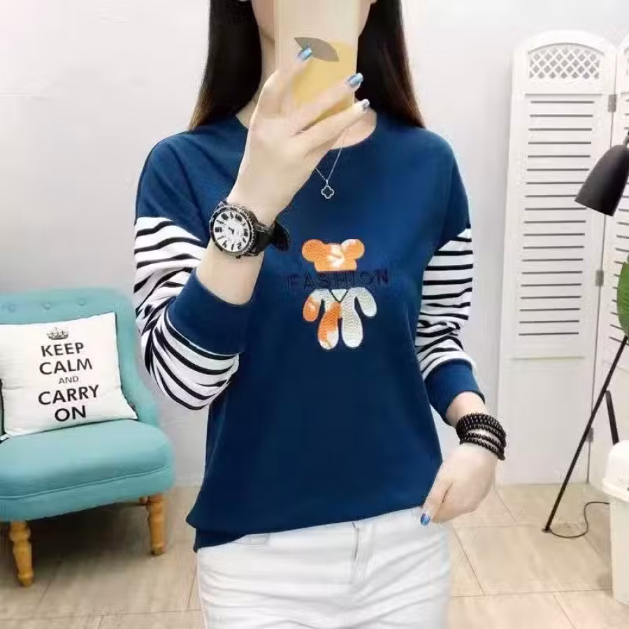 Butt Wholesaler Ladies Cotton Round Neck 图片 12