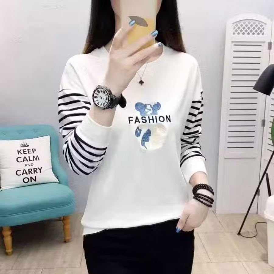 Butt Wholesaler Ladies Cotton Round Neck 图片 4