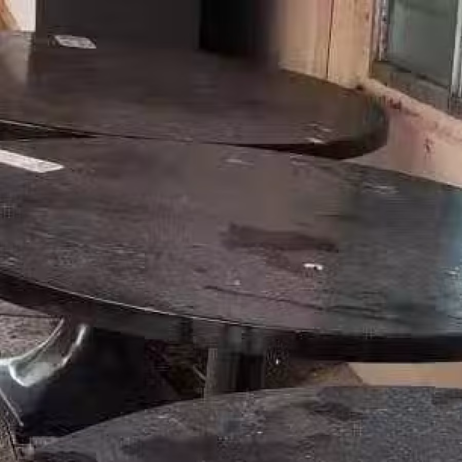 黑色圆餐桌 图片 1
