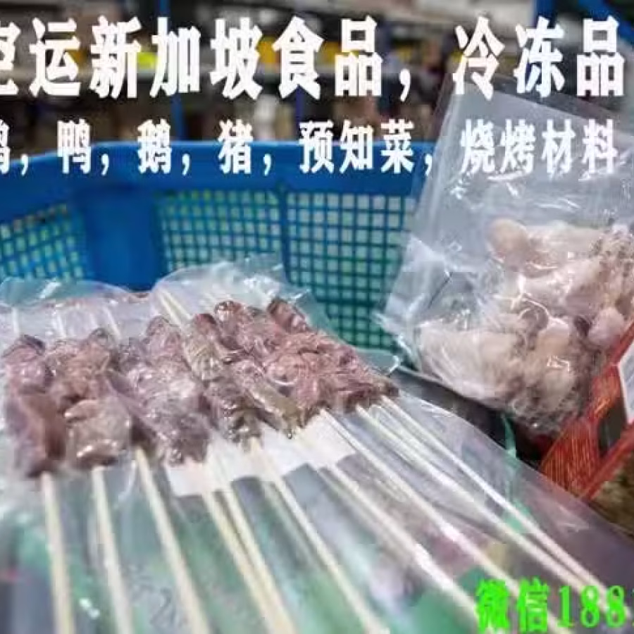 国内淘宝购买冷冻品空运到新加坡，实力清关，全程冷冻 图片 2