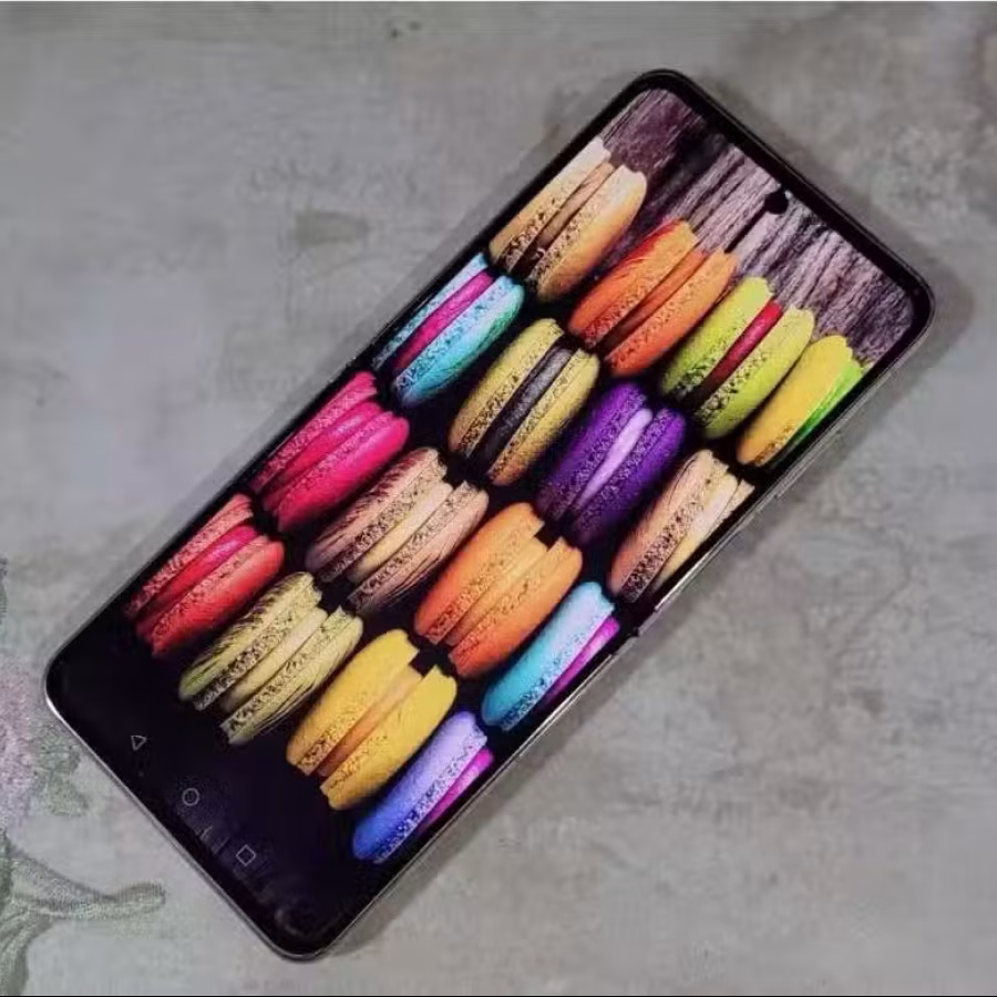 华为折叠手机，月光宝盒P50 Pocket艺术定制款鎏光金，顶级配置12gb 图片 4