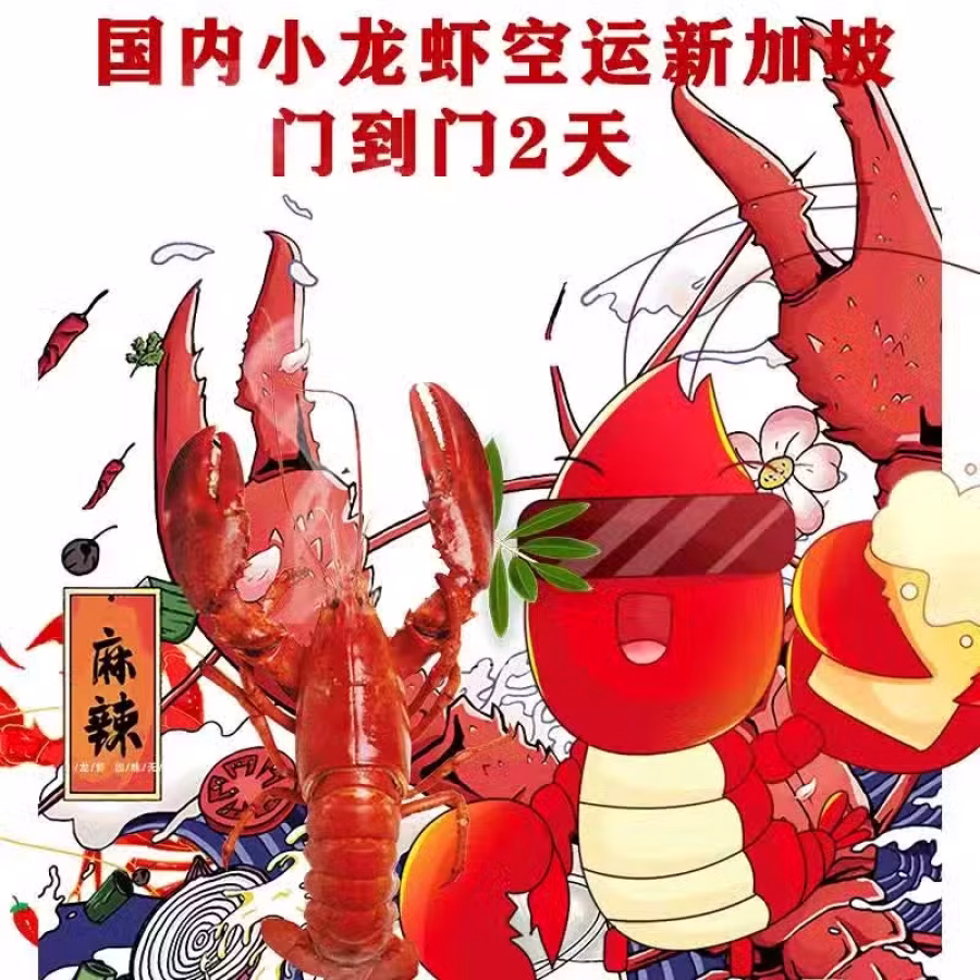 小龙虾如何运输到新加坡，多少天能到？小编带你了解 图片 1