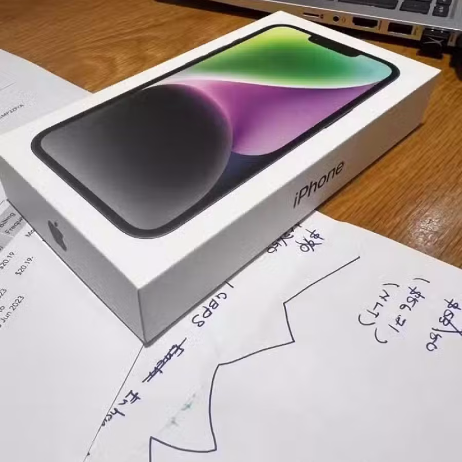 出售全新iPhone14 苹果手机14 256GB 黑色1个 图片 2