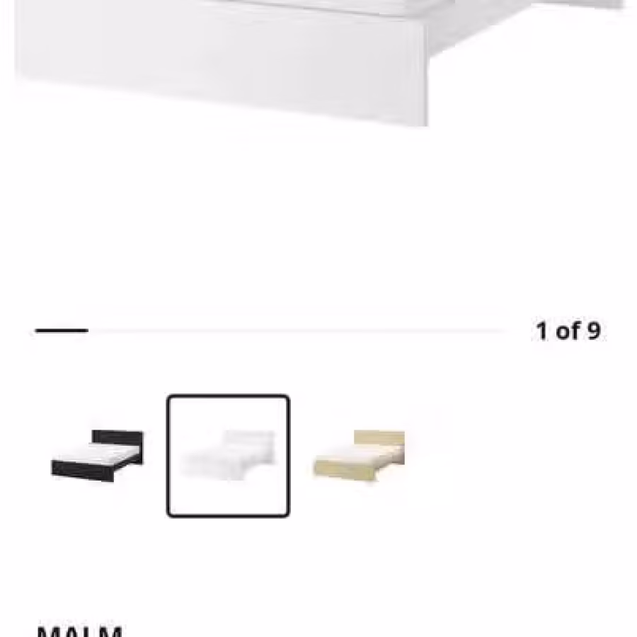 IKEA Hovag Queen Size床褥+IKEA床架 图片 6