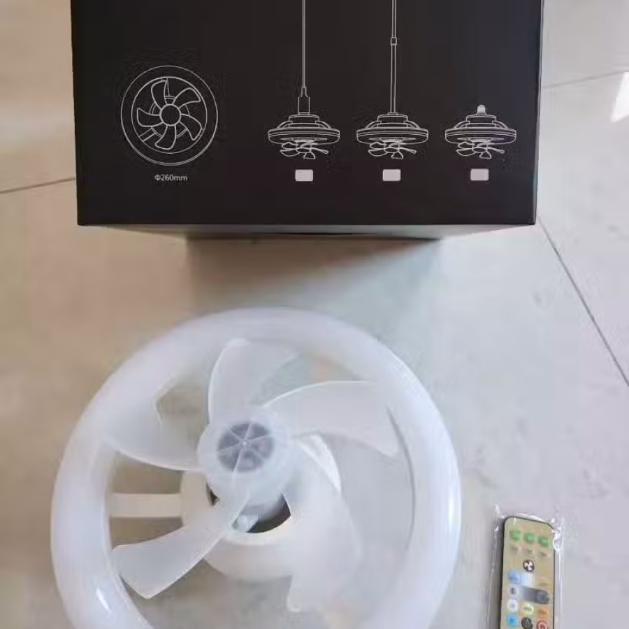风扇+灯e27三色三档+带遥控器 图片 2