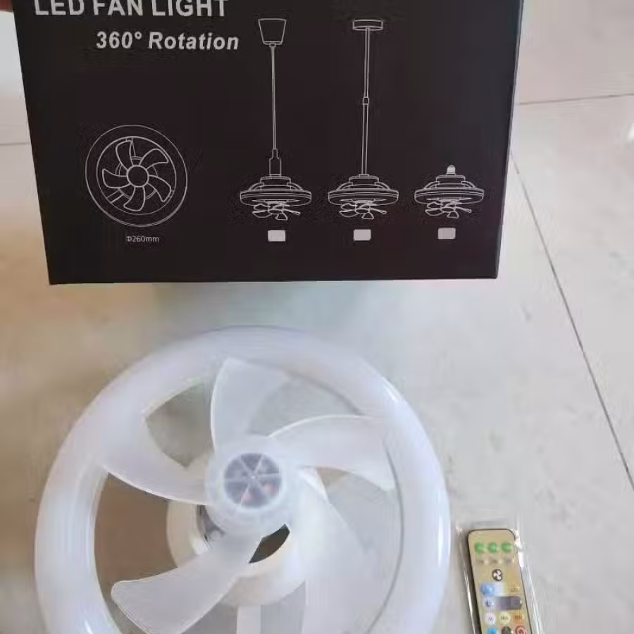 风扇+灯e27三色三档+带遥控器 图片 4