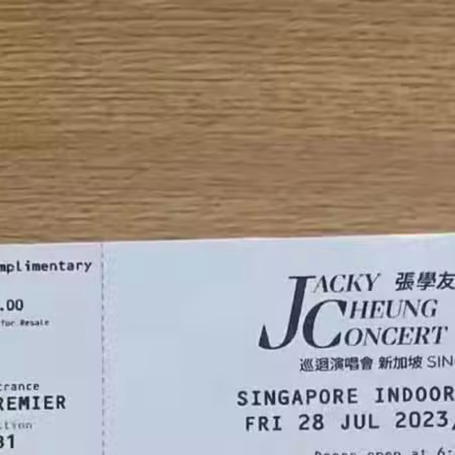 张学友演唱会门票 图片 1