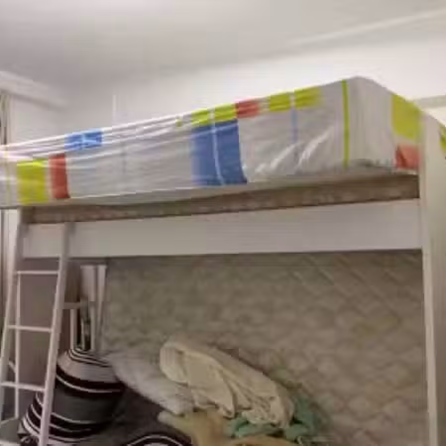 双人床上下铺，自家用，自取 图片 1
