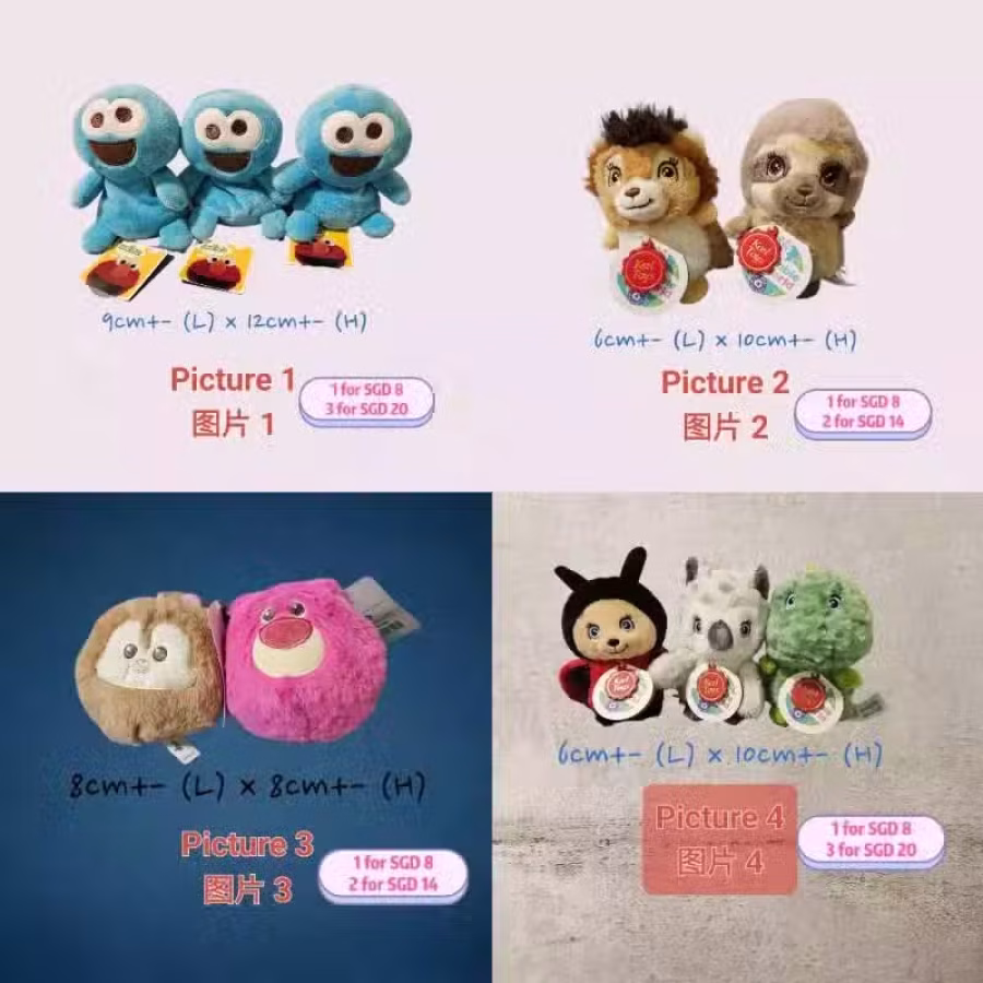 新加坡 断舍离 出闲置 全新玩偶 图片 1