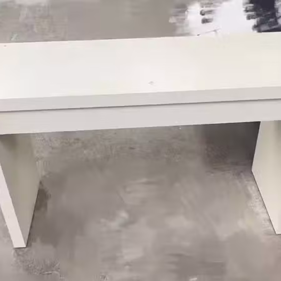二手白色长桌子 图片 1
