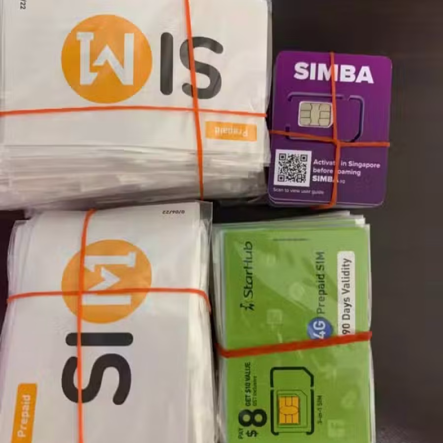 预先注册的新加坡SIM卡 图片 1