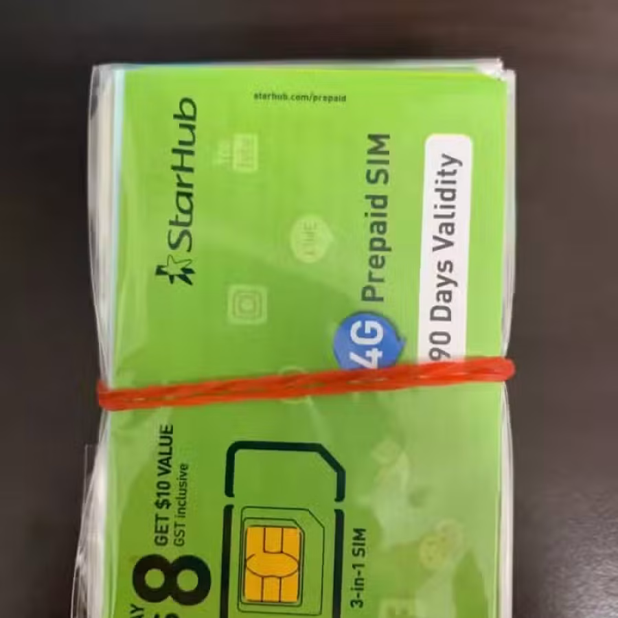 预先注册的新加坡SIM卡 图片 3