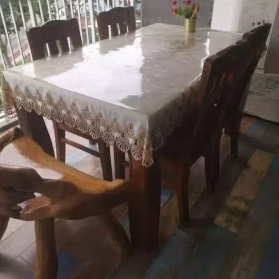 柚木时尚餐桌椅 图片 3