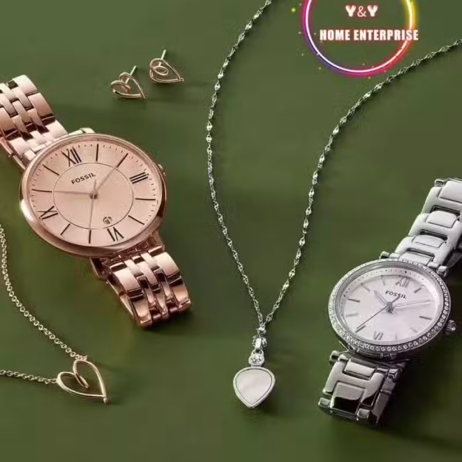 【代购】 Fossil 新款女士手表+爱心项链耳環 图片 2