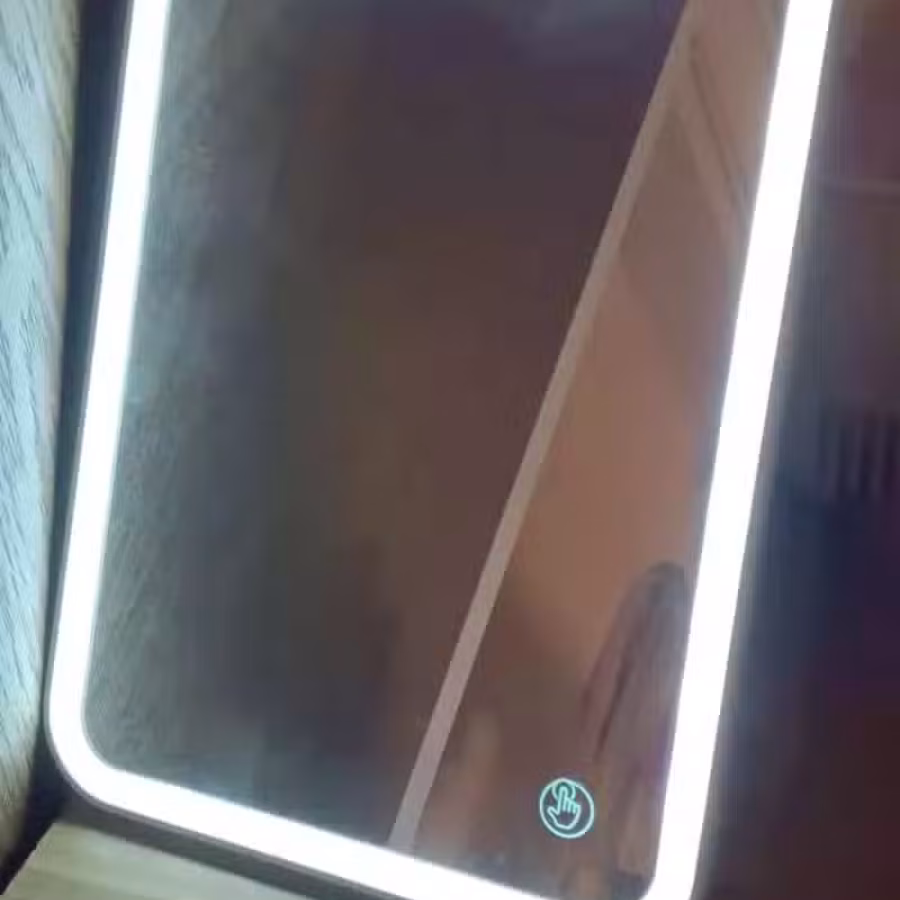 带灯的桌面镜子 图片 3
