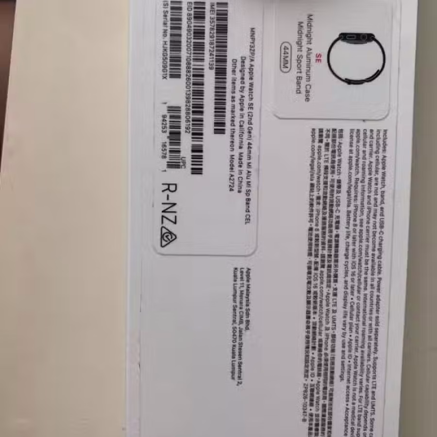 Apple Watch SE2 GPS + Cellular 44mm Midn 图片 2