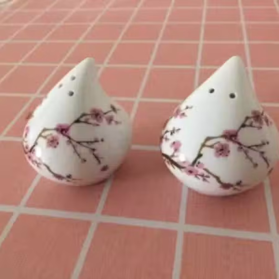 (盐&胡椒)玻璃瓶子 图片 1
