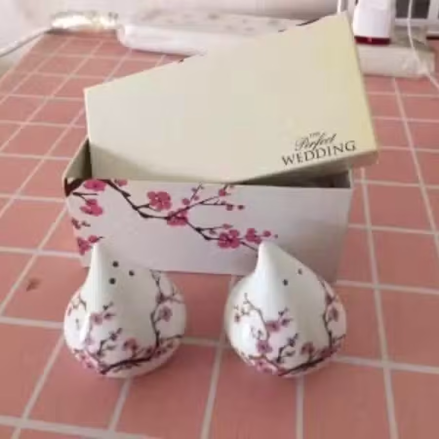 (盐&胡椒)玻璃瓶子 图片 3